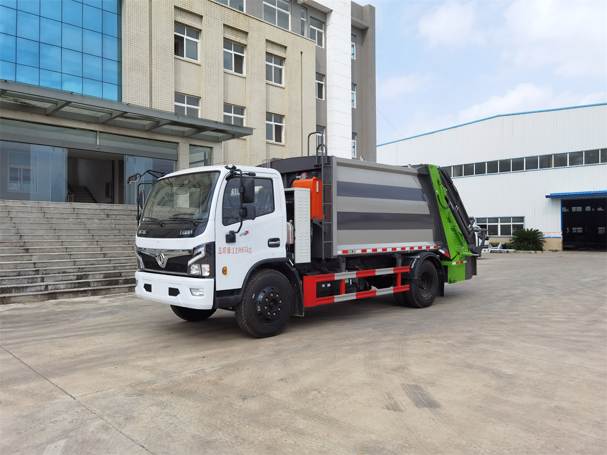 东风福瑞卡混动10方压缩垃圾车